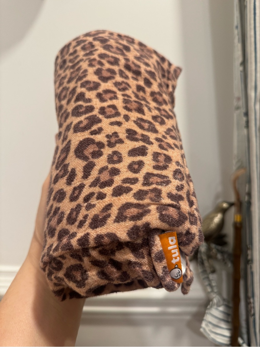 Tula Leopard Print Swaddle Blanket